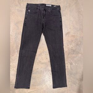 AG Adriano Goldschmied Gray Wash Tellis Jeans